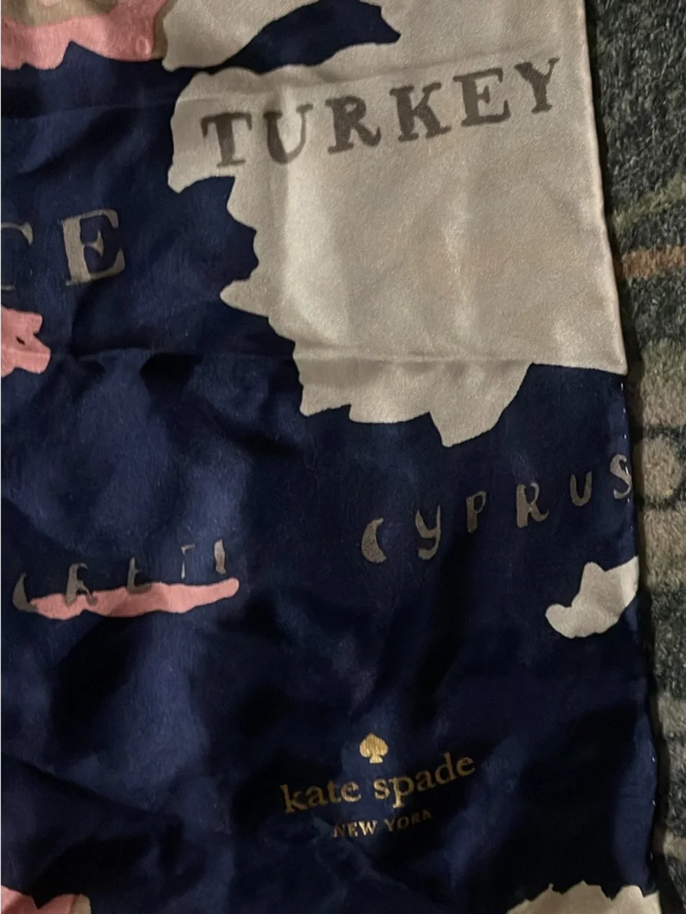 kate spade map print